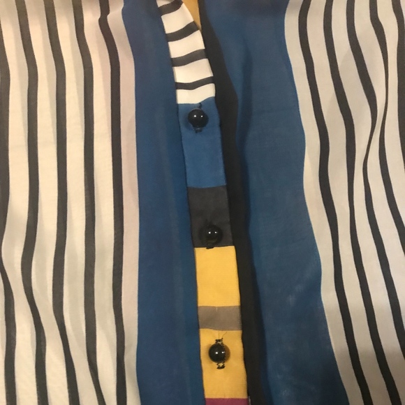 Sheer Colorful Blouse - Picture 2 of 4